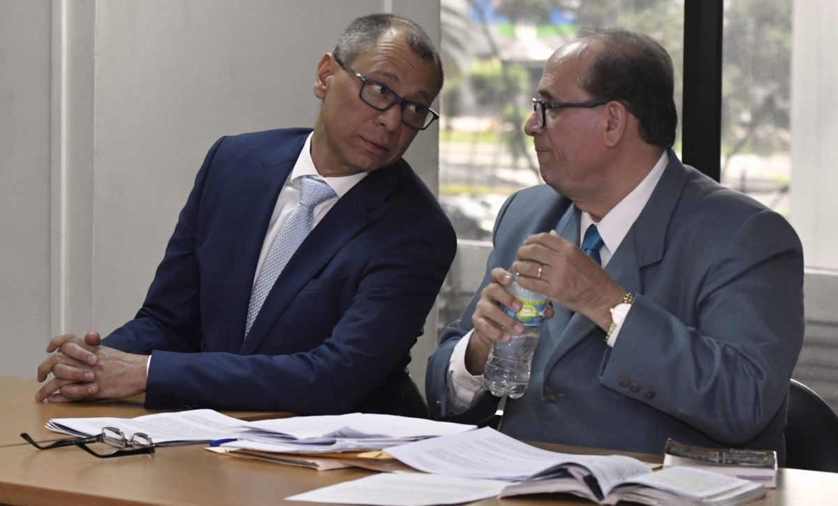 ECUADOR-CORRUPTION-ODEBRECHT-GLAS-JUSTICE