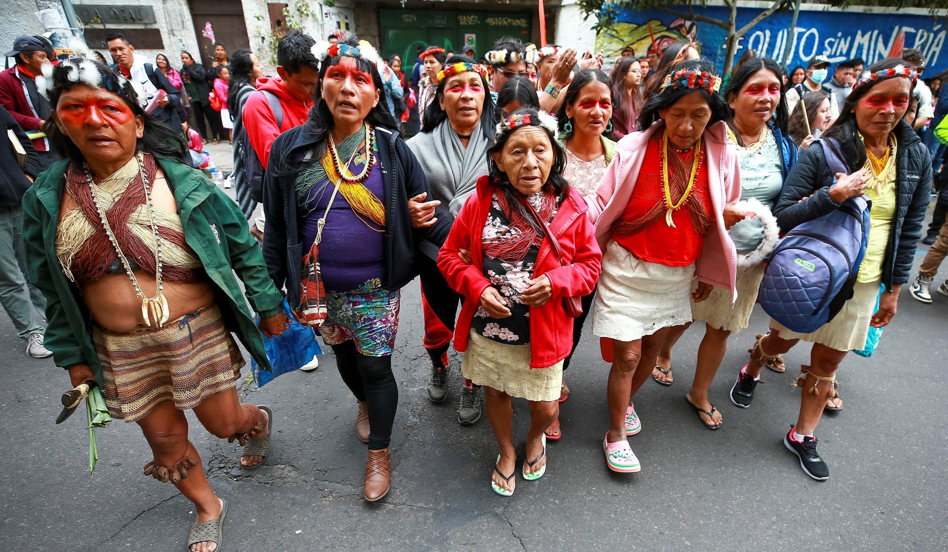 Indígenas de Ecuador piden una vida libre de violencia