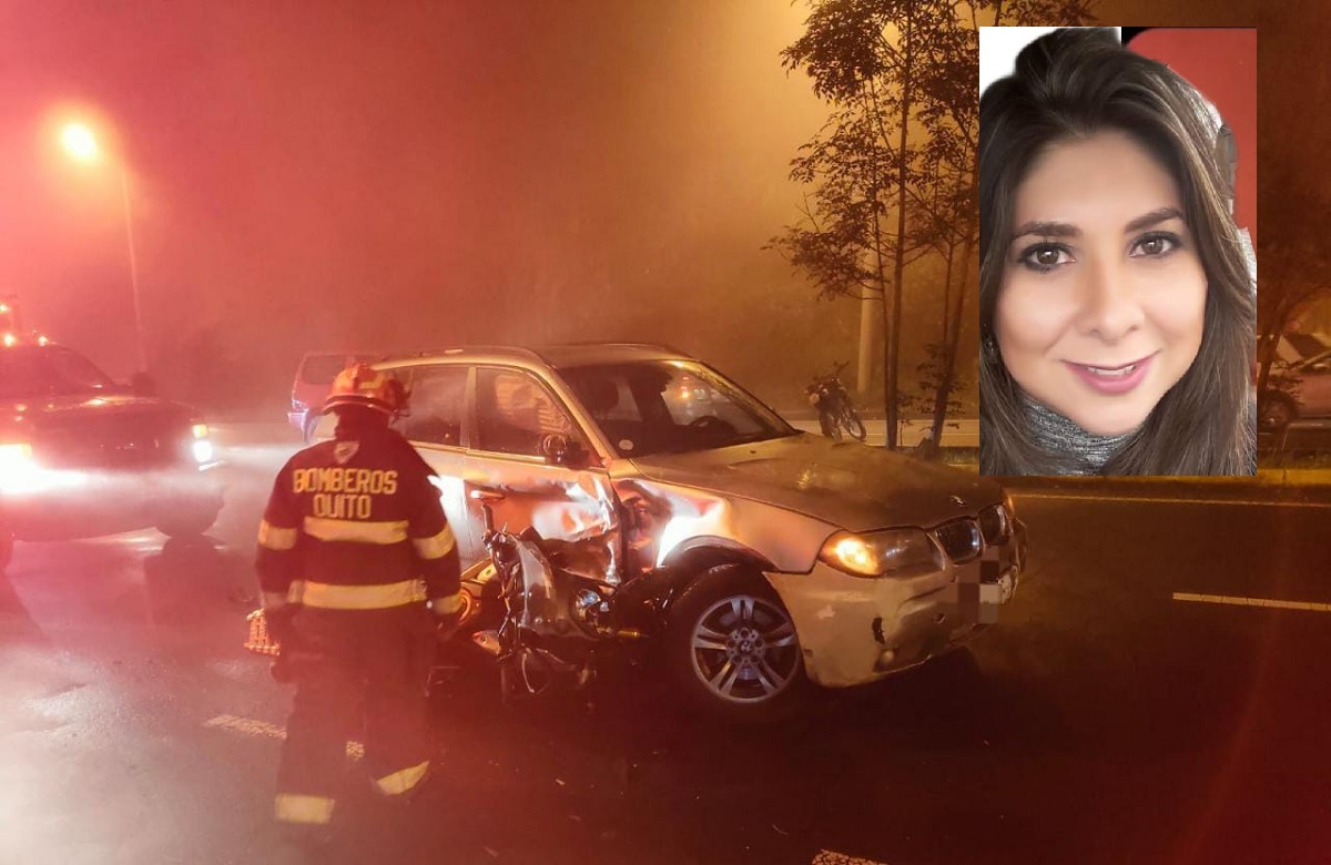 La mantense Auxiliadora Monserrat Pinargote perdió la vida porudcto de un accidente de tránsito registrado en Quito.