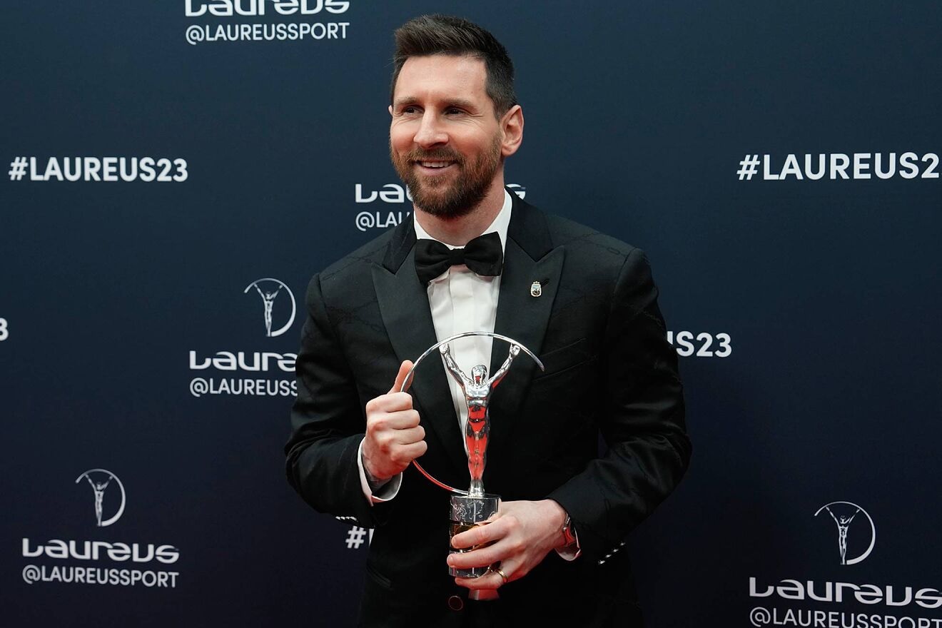 En medio de un conflicto con el PSG, Lionel Messi fue elegido como el mejor deportista del año 2022.