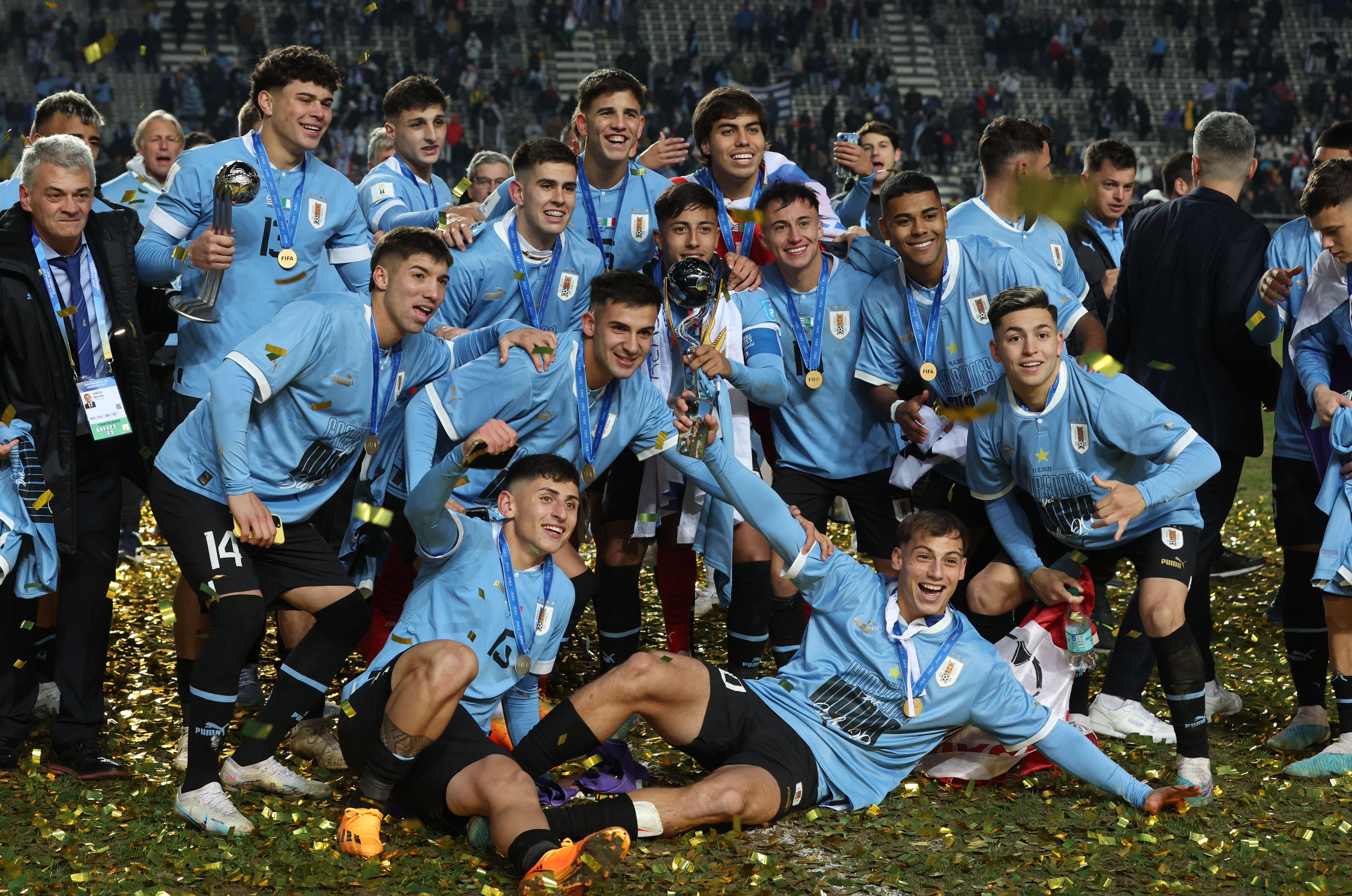 Uruguay, campeón del mundo Sub-20 ante Italia