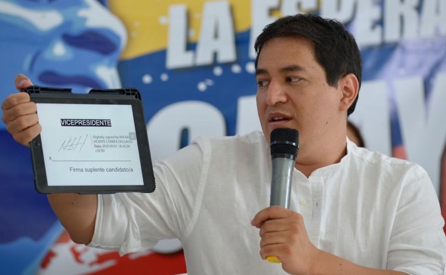 El candidato a la vicepresidencia de la República Andrés Arauz Galarza se ha vuelto tendencia en redes sociales en el Ecuador.