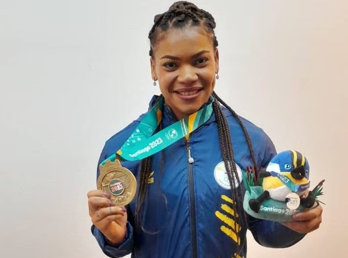 La primera medalla de oro en los Juegos Panamericanos de Santiago 2023, para Ecuador, la logró Angie Palacios.