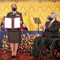La generala Varela dirigirá la Policía de Ecuador en el último tramo del mandato de Lenín Moreno