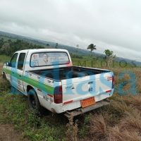 En Las Cujas de Chone aparece la camioneta del chofer asesinado por un flete