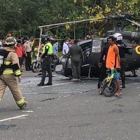 Un helicóptero cae en Portoviejo, hay al menos seis personas heridas
