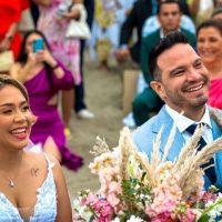El "Chino" Moreira dedicó emotivo mensaje a su esposa durante su matrimonio