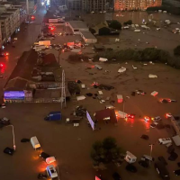 Así vivió la inundación por la DANA el influencer manabita Érick Moreira