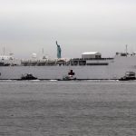 Un buque hospital de la Marina de Estados Unidos