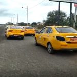 Taxistas de Jaramijó protesta