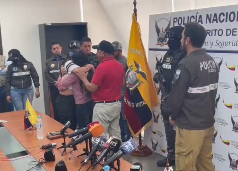 María Meza secuestrada de Manta aparece en Santa Ana