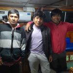 Tres pescadores de Perú náufragos