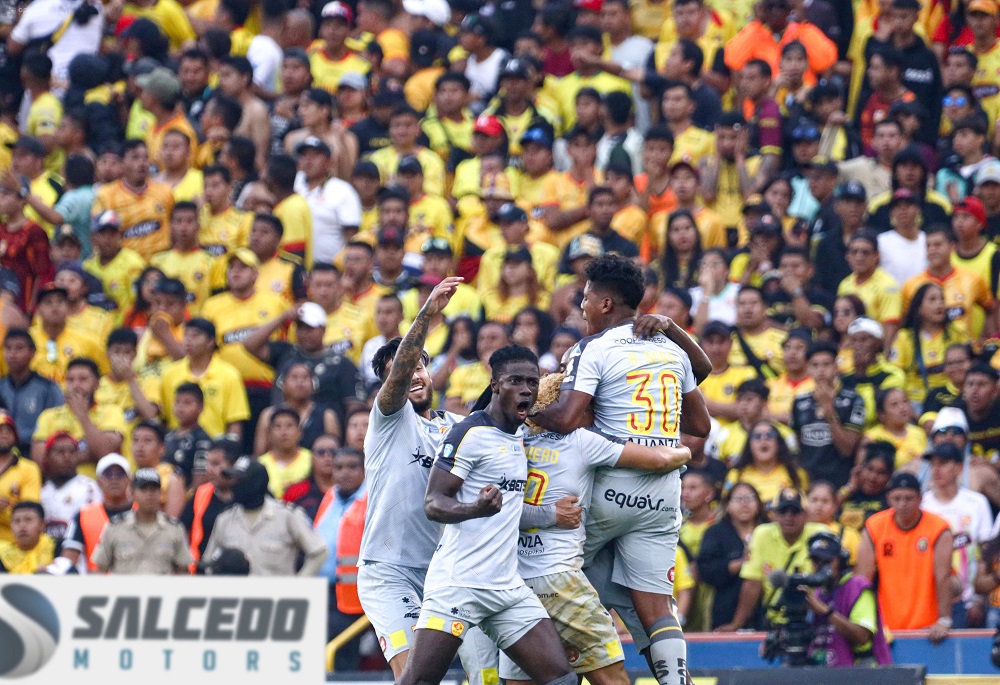 Aucas venció a Barcelona primera final Ecuador