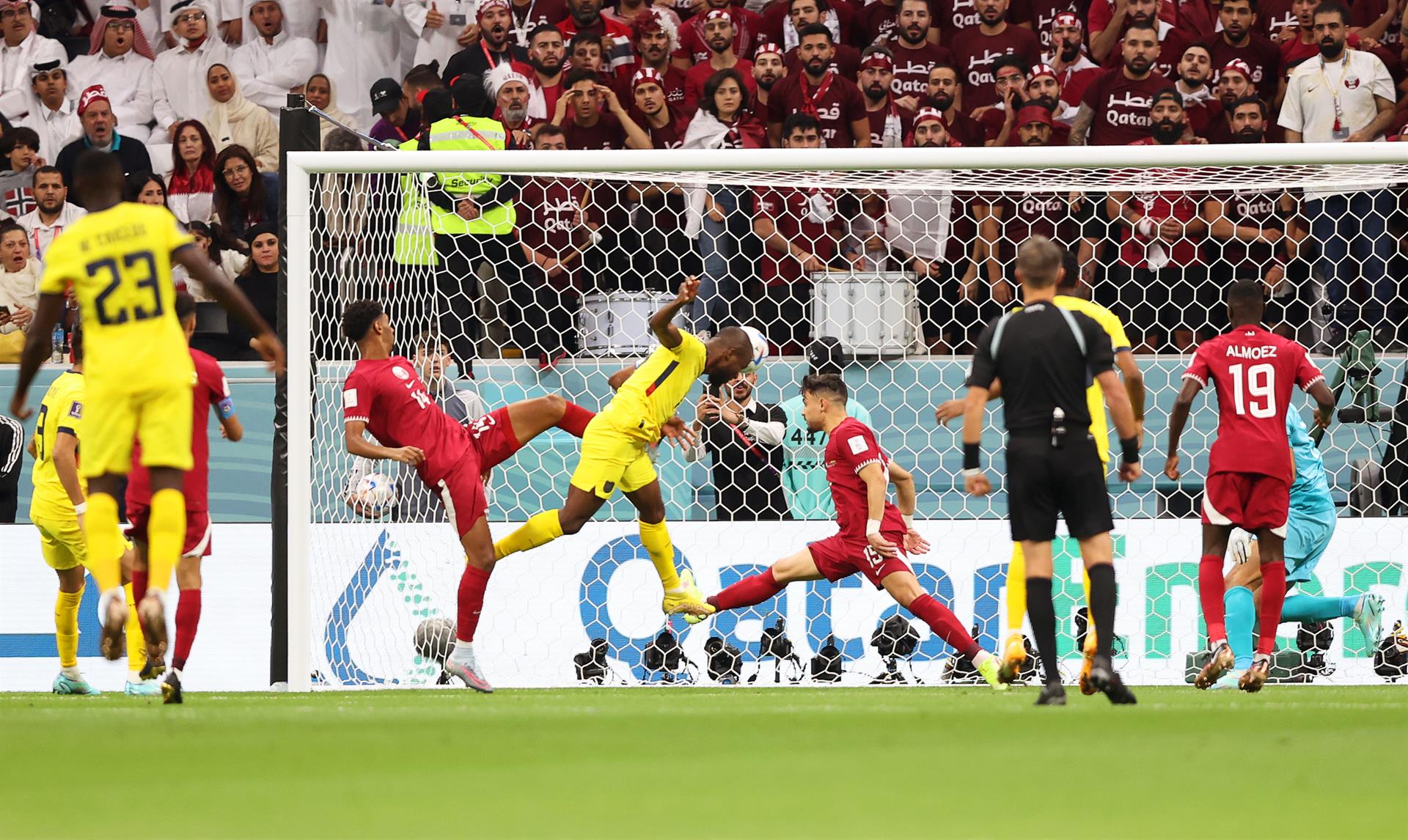 Enner Valencia delantero de Ecuador en Qatar