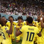 Ecuador celebra gol