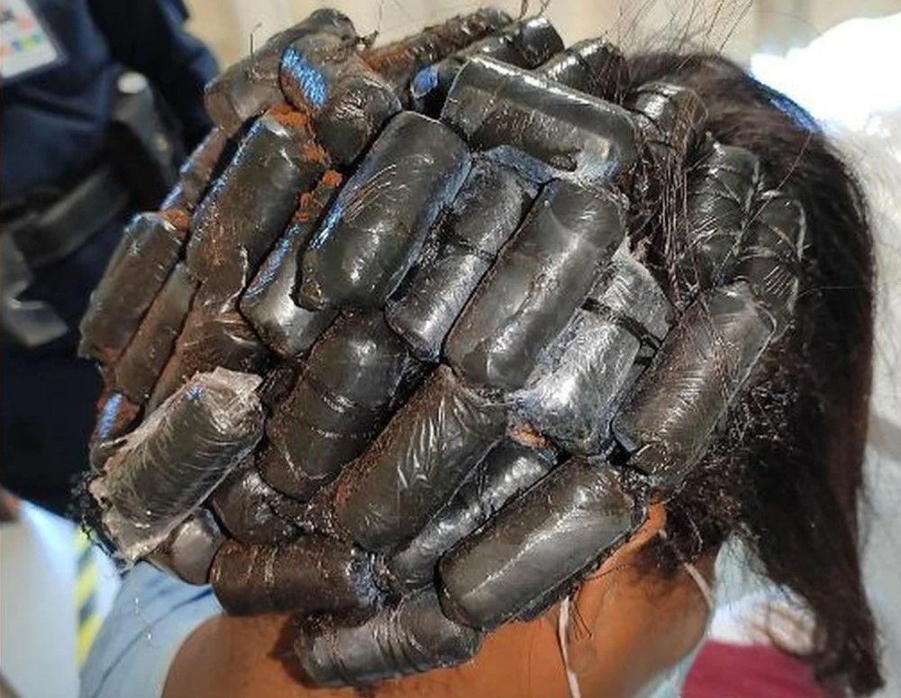 Colombianas detenidas droga pelucas