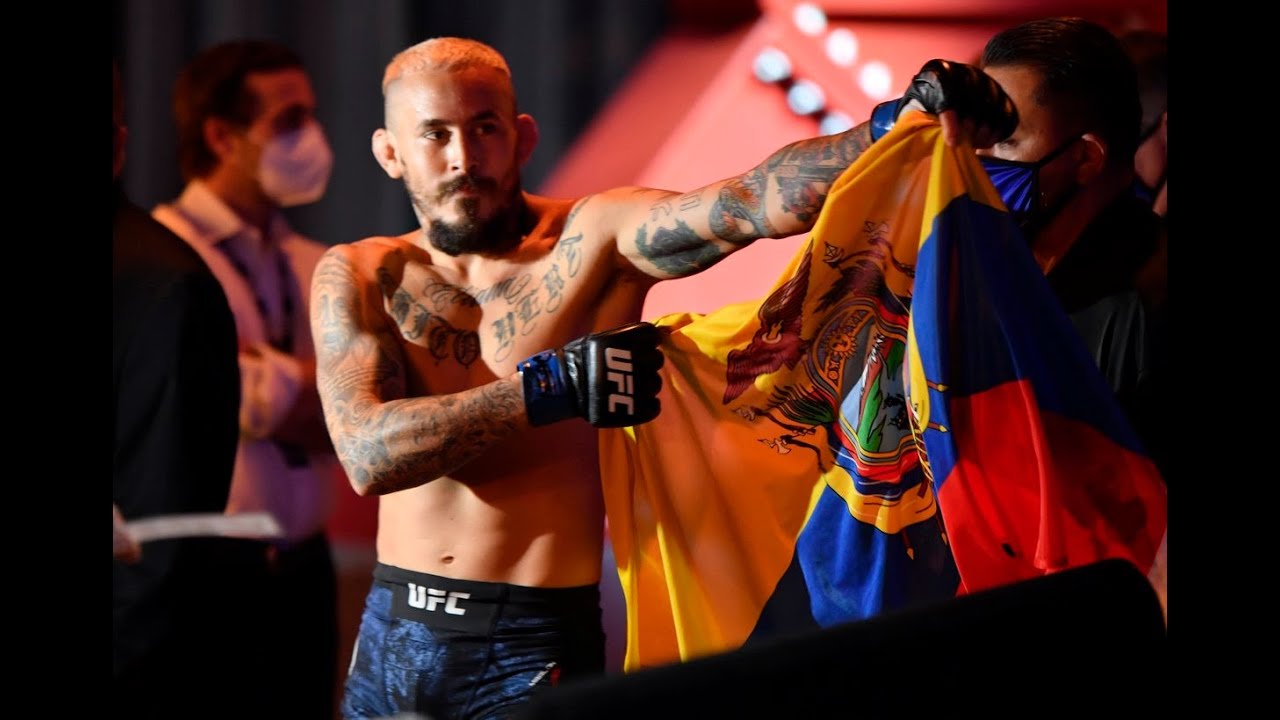 Marlon Chito Vera, luchador de la UFC oriundo del cantón Chone.