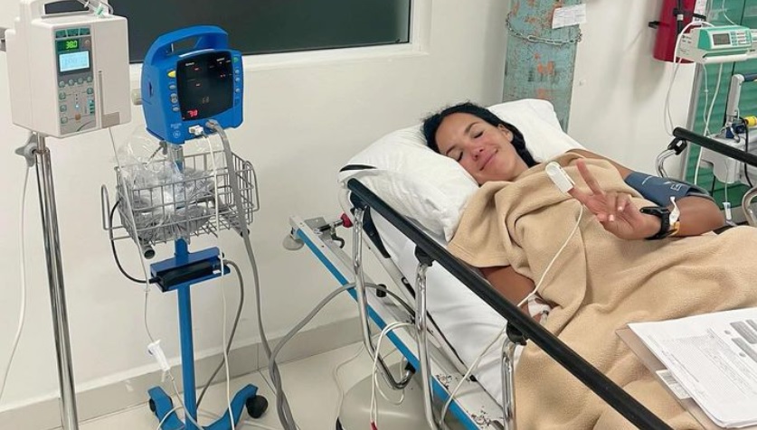 María Teresa Guerrero, conocida como 'La flaca Gurrero' terminó hospitalizada.