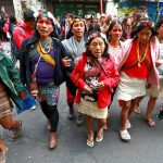 Indígenas de Ecuador piden una vida libre de violencia