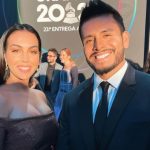 Jonathan Estrada junto a Georgina Rodríguez pareja de Cristiano Ronaldo.