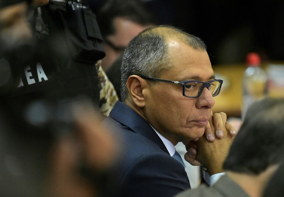 Jorge Glas, exvicepresidente de la República fue sentenciado por casos de corrupción durante su gestión.