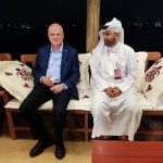 Alfredo Borrero, vicepresidente de la República estuvo en la inauguración del Mundial de Qatar 2022.