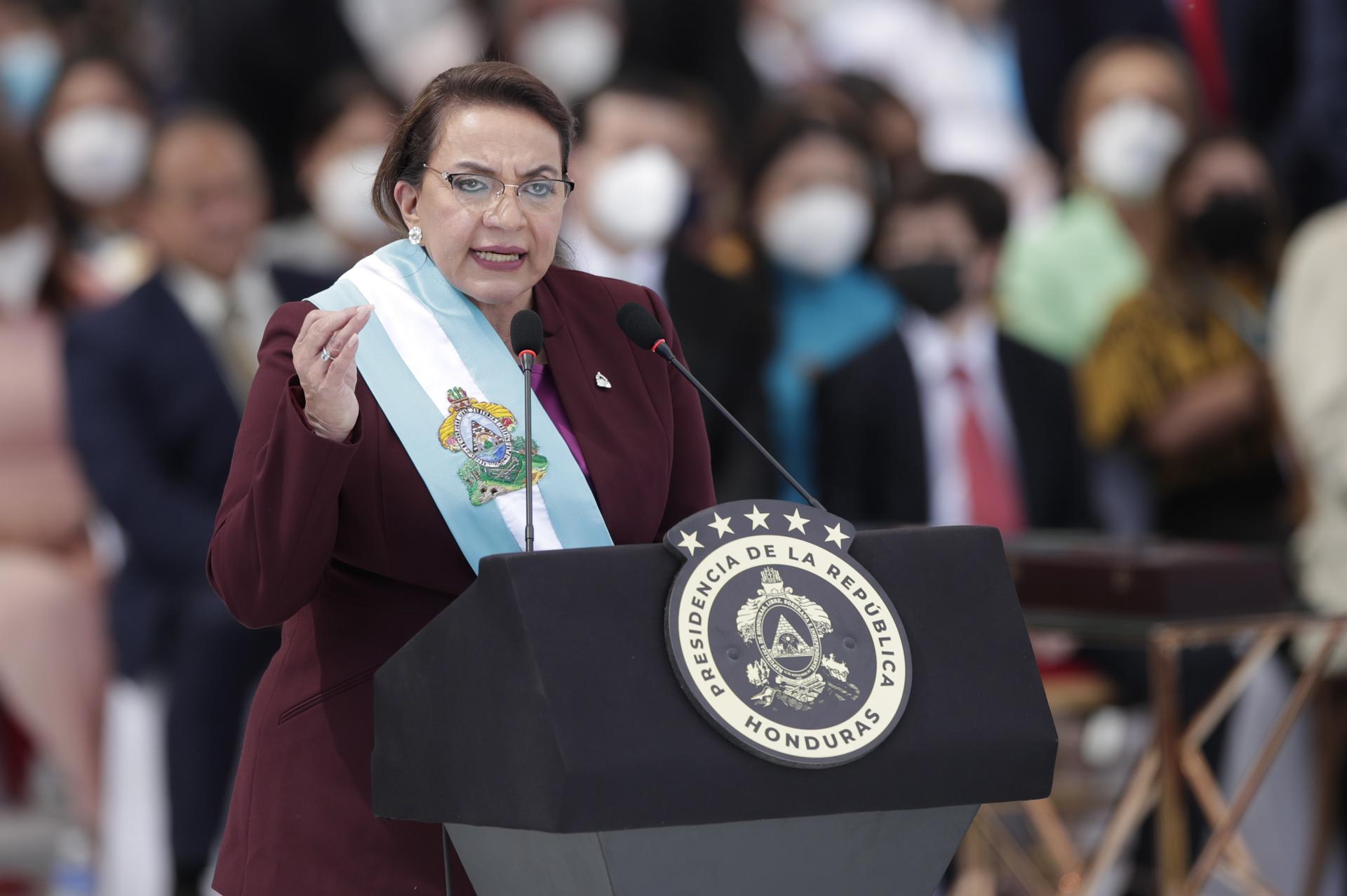 La presidenta Xiomara Castro de Honduras