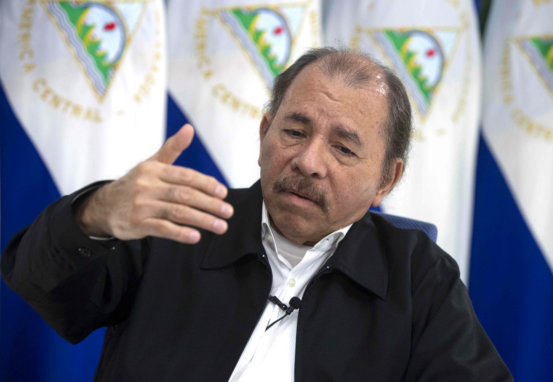 El presidente de Nicaragua Daniel Ortega
