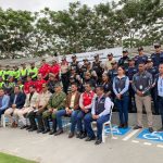 Representantes de varias instituciones participaron del lanzamiento del plan 'Diciembre Seguro' en Portoviejo.