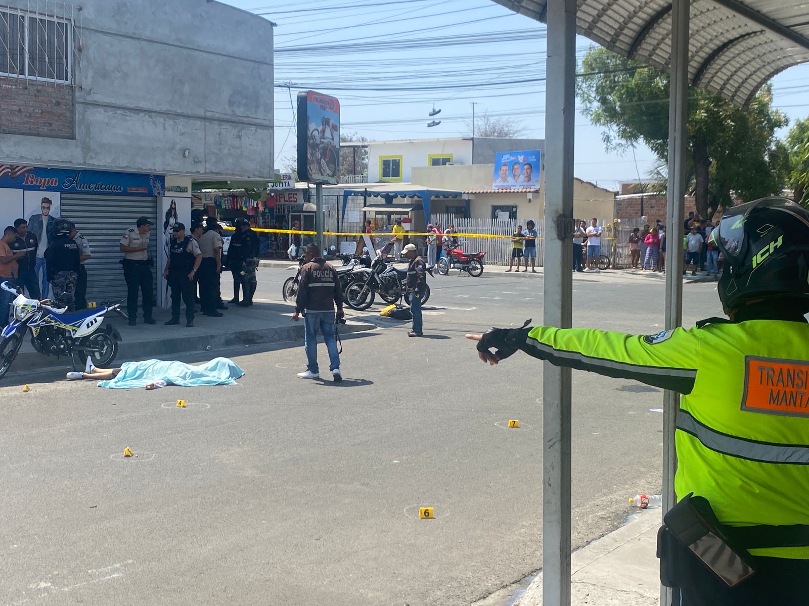 Jhosep Loor Pinargote fue asesinado de varios disparos en el barrio Cuba de la parroquia Eloy Alfaro de Manta.