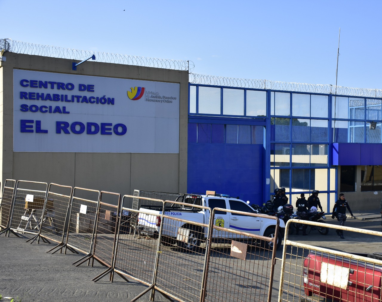 Cárcel El Rodeo ubicada en el cantón Portoviejo.