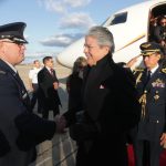 El presidente de la República Guillermo Lasso fue recibido por representantes del Gobierno de Estados Unidos,.