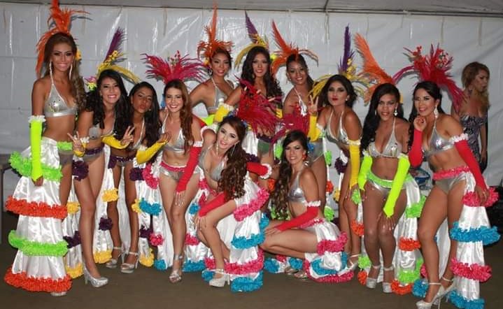 Candidatas a reina del Carnaval de Manta 2023