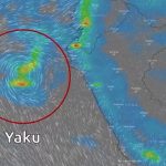 El ciclón Yaku se forma en el norte de Perú, frente a ka costa cercana con Ecuador