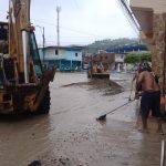 Varias calles de la parroquia Andrés de Vera, de Portoviejo, volvieron a quedar bajo el agua este martes 22 de marzo. del 2023.