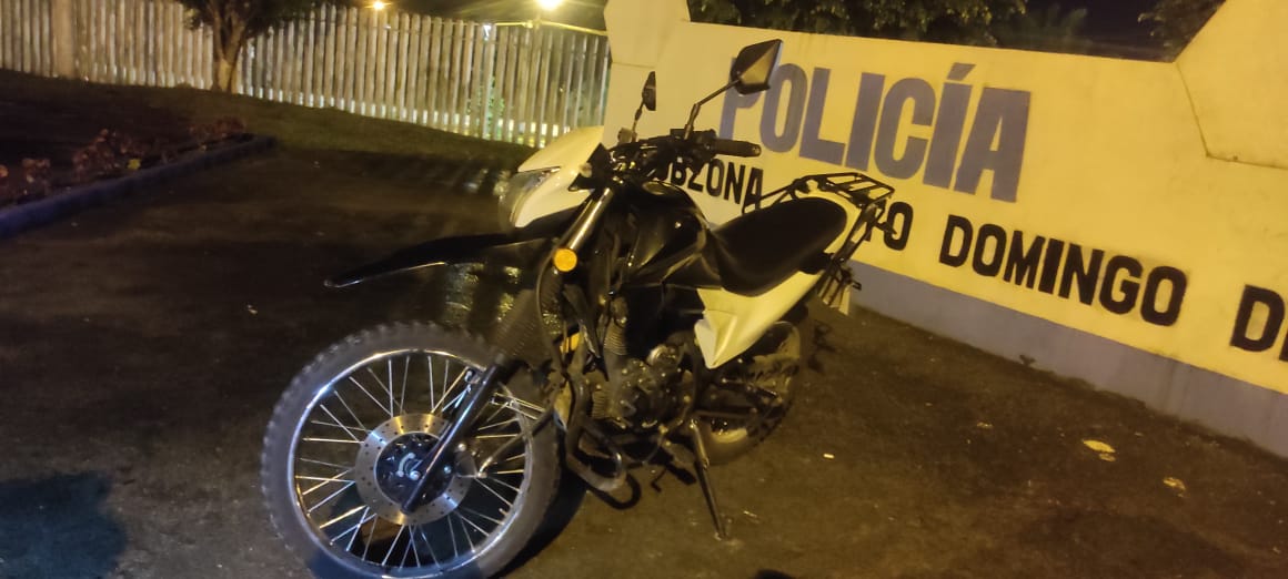 moto-agente-policía-santo domingo