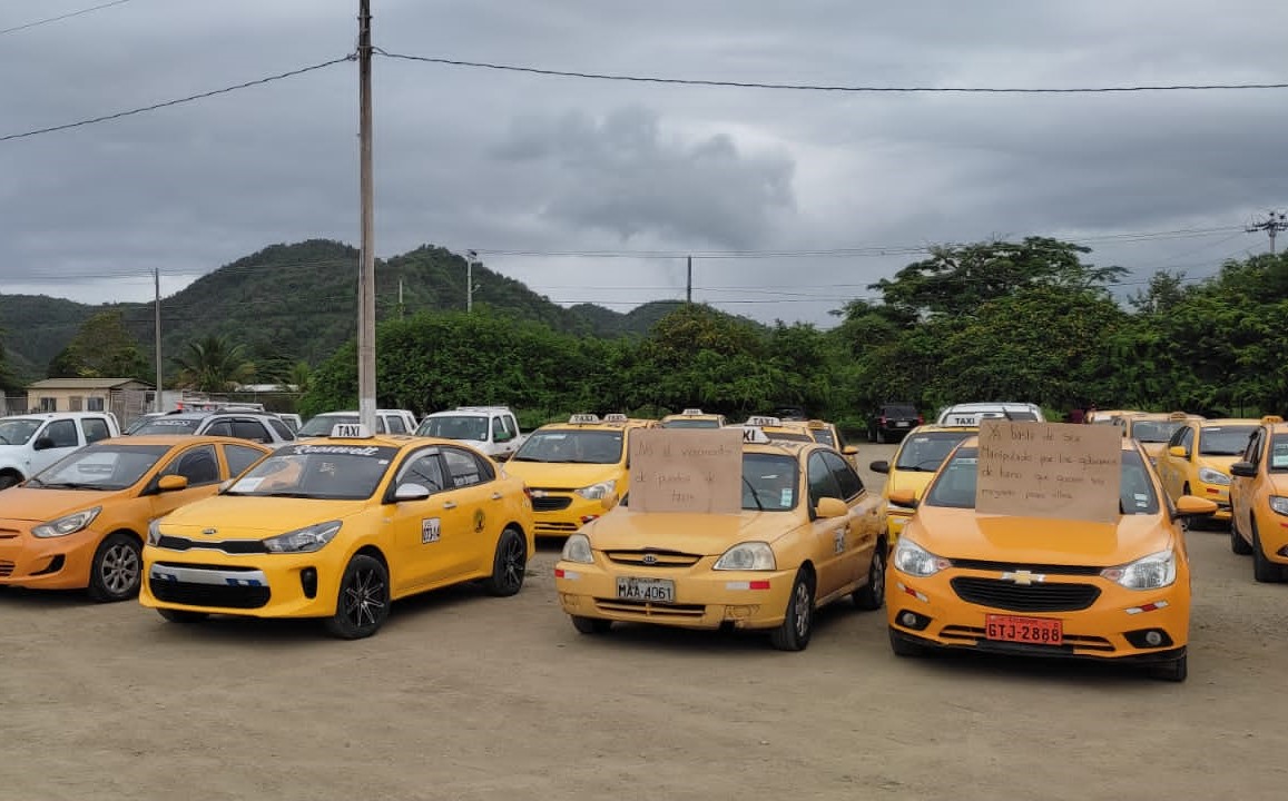 taxistas Puerto López