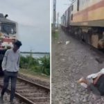 El adolescente fue atropellado por el tren en movimiento cuando caminaba demasiado cerca de las vías del tren.