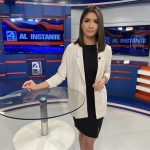 Dayanna Monroy, presentadora del Noticiero 24 Horas y Te Veo Ecuador, le dice adiós a Teleamazonas después de 9 años.
