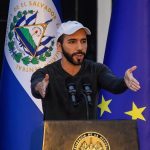 El presidente Nayib Bukele presidente de El Salvador.