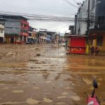 Una fuerte lluvia que cayó por más de tres horas en la provincia de Bolívar, causó graves afectaciones en al menos cuatro cantones.