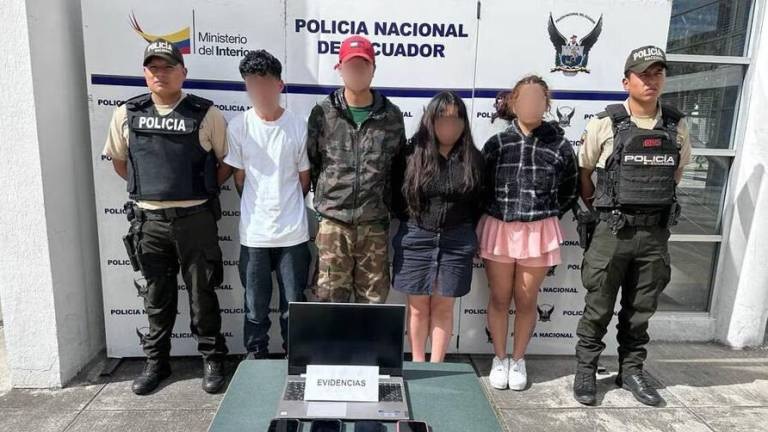 Los cuatro sospechosos fueron detenidos por la Policía cuando se encontraban dentro de un motel.