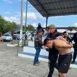 Los cuatro detenidos que participaron en un intento de sicariato en Portoviejo son de la provincia de los Ríos.