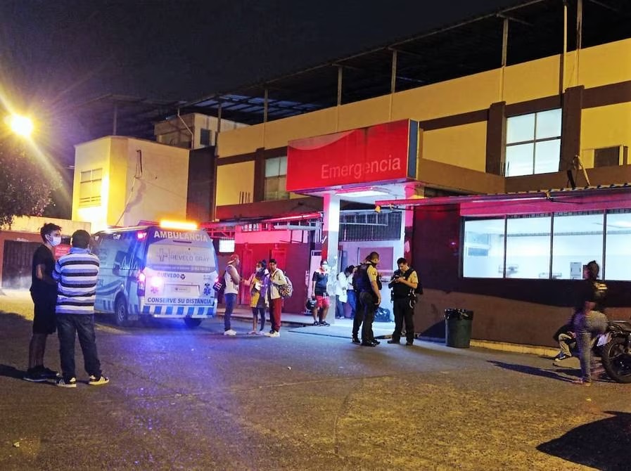 andri Coloma Véliz lo atacaron mientras se encontraba frente al hospital Sagrado Corazón de Jesús, en Quevedo.