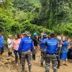 Hombre desapareció en medio de deslizamiento de tierra en Santa Ana