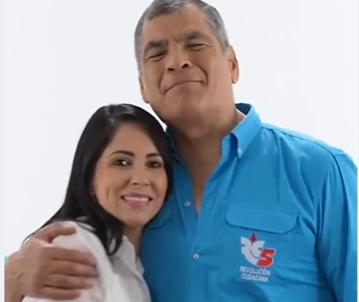 Correa: "Por primera vez tendremos, electa en las urnas, una mujer presidenta del Ecuador"