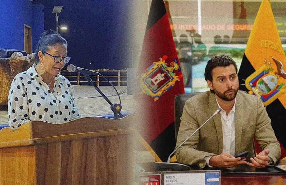 Un enfrentamiento entre el ministro de Turismo Niels Olsen y la alcaldesa de Santa Cruz, Fanny Uribe, se ha viralizado.