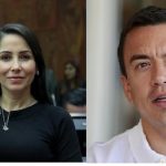 Luisa González y Daniel Noboa