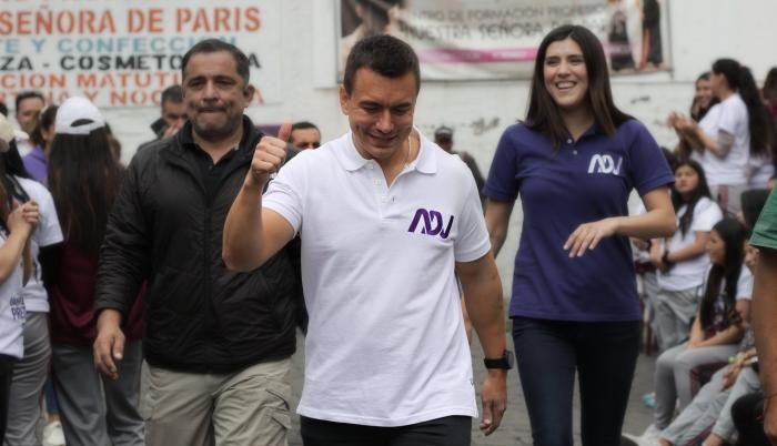 Descartan atentado contra el candidato Daniel Noboa