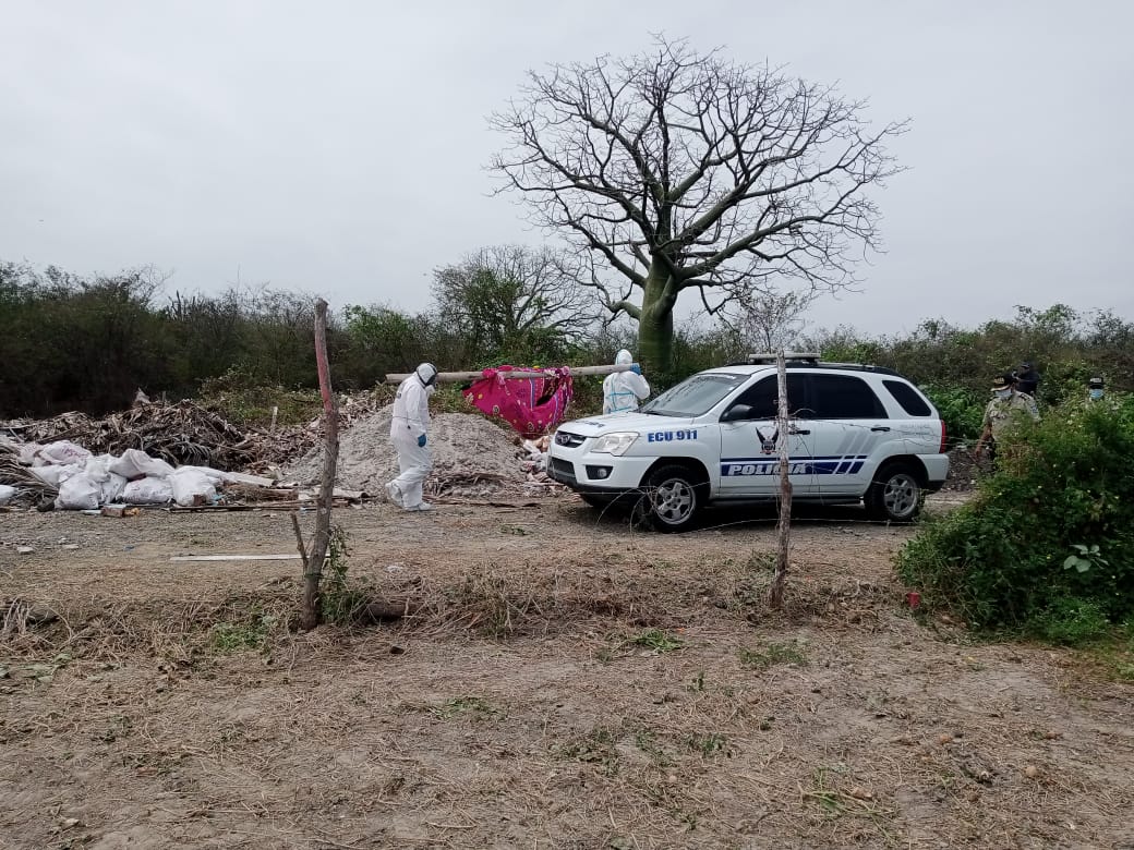 Mujer muerta Jaramijó cuerpo chica